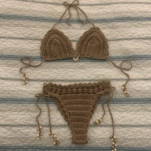 🌺 Brown Crochet Bikini 🌺